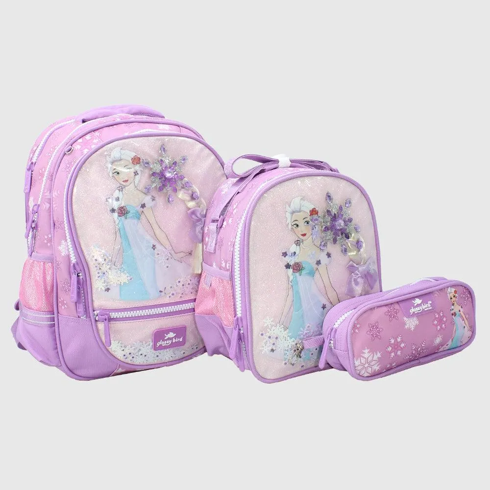 Pink Girly 16 Inches School Set