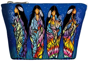 "Bringing Good Medicine" Zippered Coin Purse artwork by Indigenous Artist, Jackie Traverse