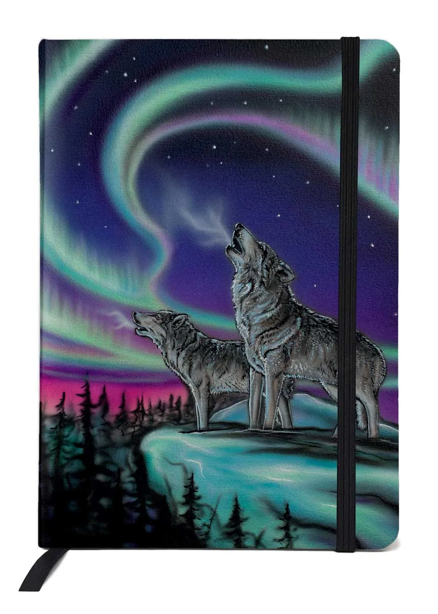 "Sky Dance - Wolf Song" Journal, Artwork by Metis Artist Amy Keller-Rempp