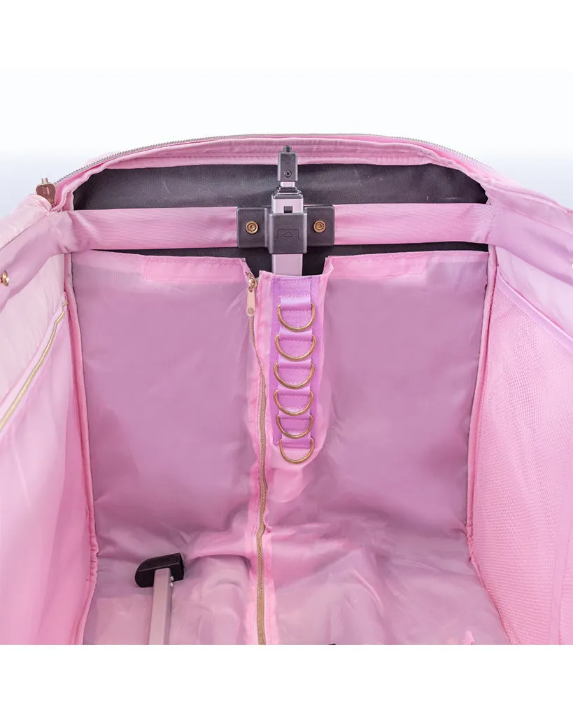 Rac n Roll Built-In Large Dance Travel Bag - Pink