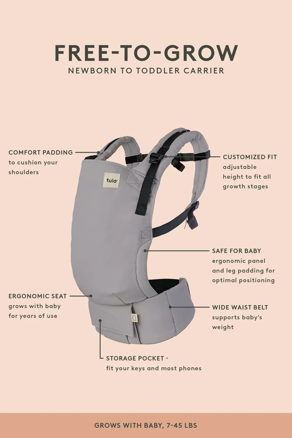 Rei Alta - Signature Woven Free-to-Grow Baby Carrier