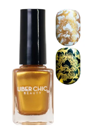 Satin Brass - Stamping Polish - Uber Chic 12ml