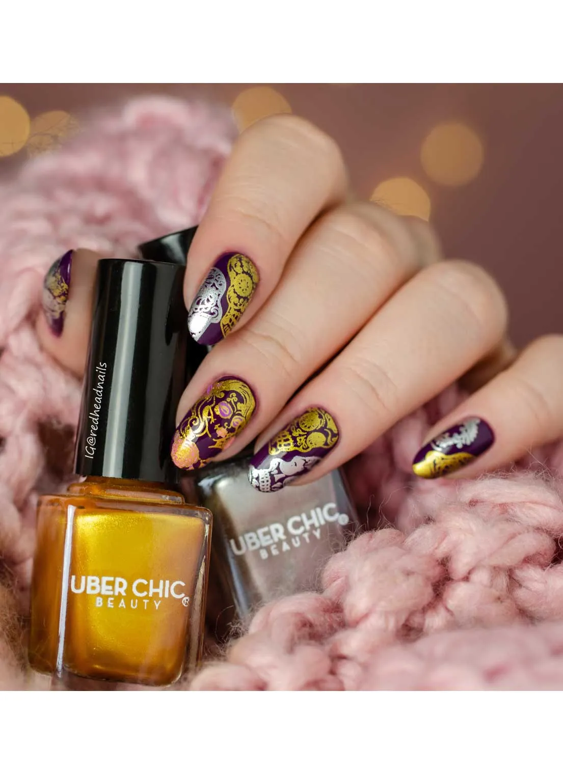 Satin Brass - Stamping Polish - Uber Chic 12ml