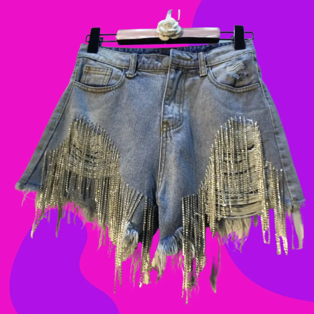 Sparkle & Glo Chic - Diamond Shorts