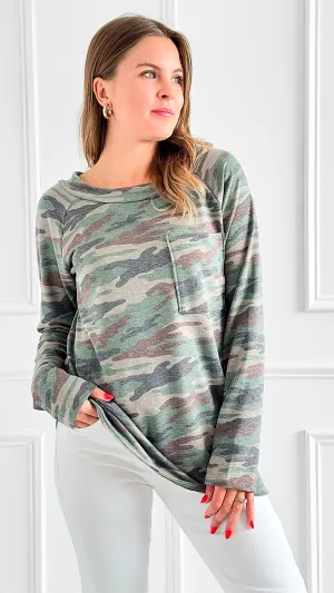 Street Chic Camo Top