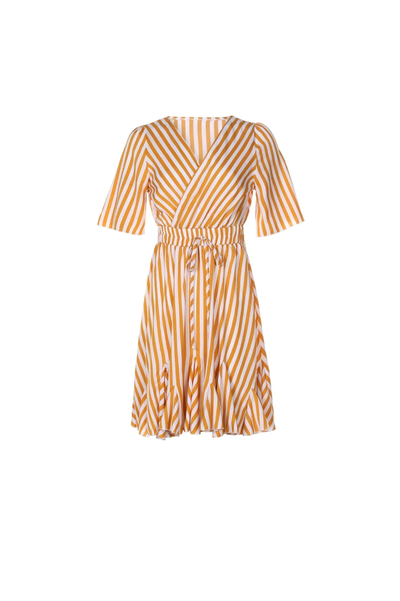 Summer Hot Striped Stitching Dress