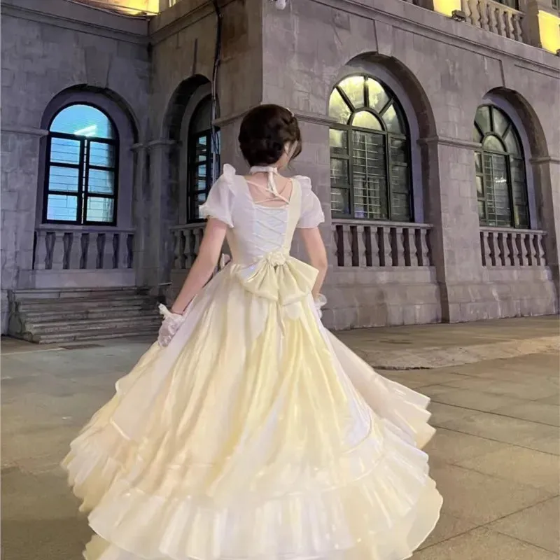 TAVIMART  -  Generate Color Flower Wedding Dress Lolita Sweet Elegant Birthday