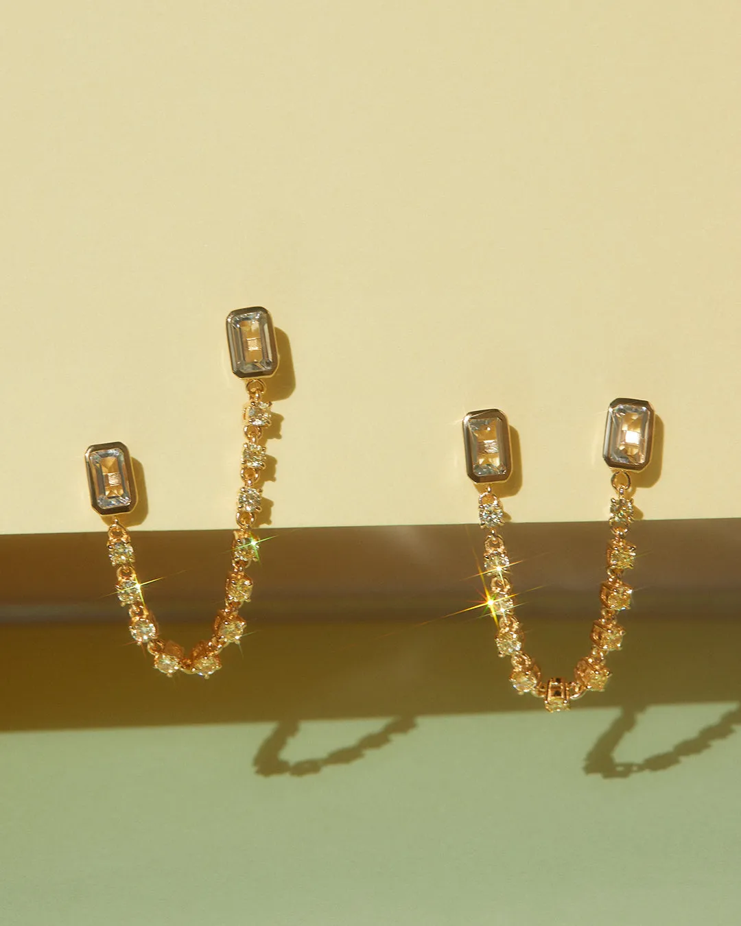 The Green Amethyst Estelle Studs