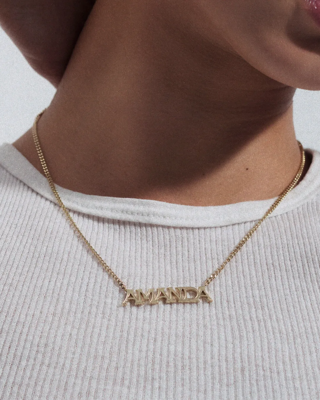 The Nameplate Necklace [Vintage]