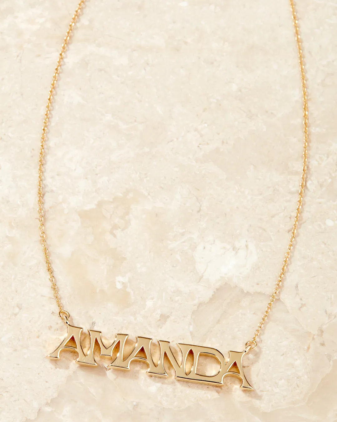 The Nameplate Necklace [Vintage]