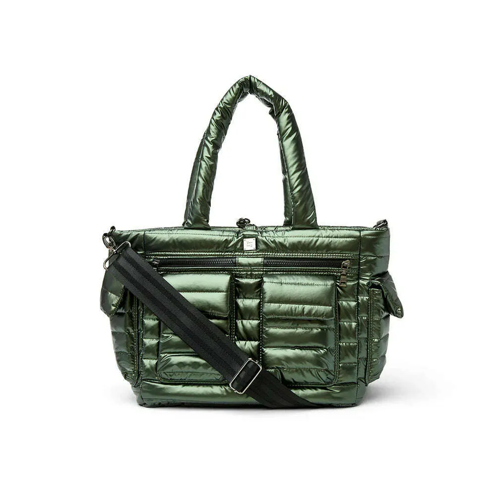 THINK ROYLN - Reversible Tote in Pearl Olive & Pearl Cashmere