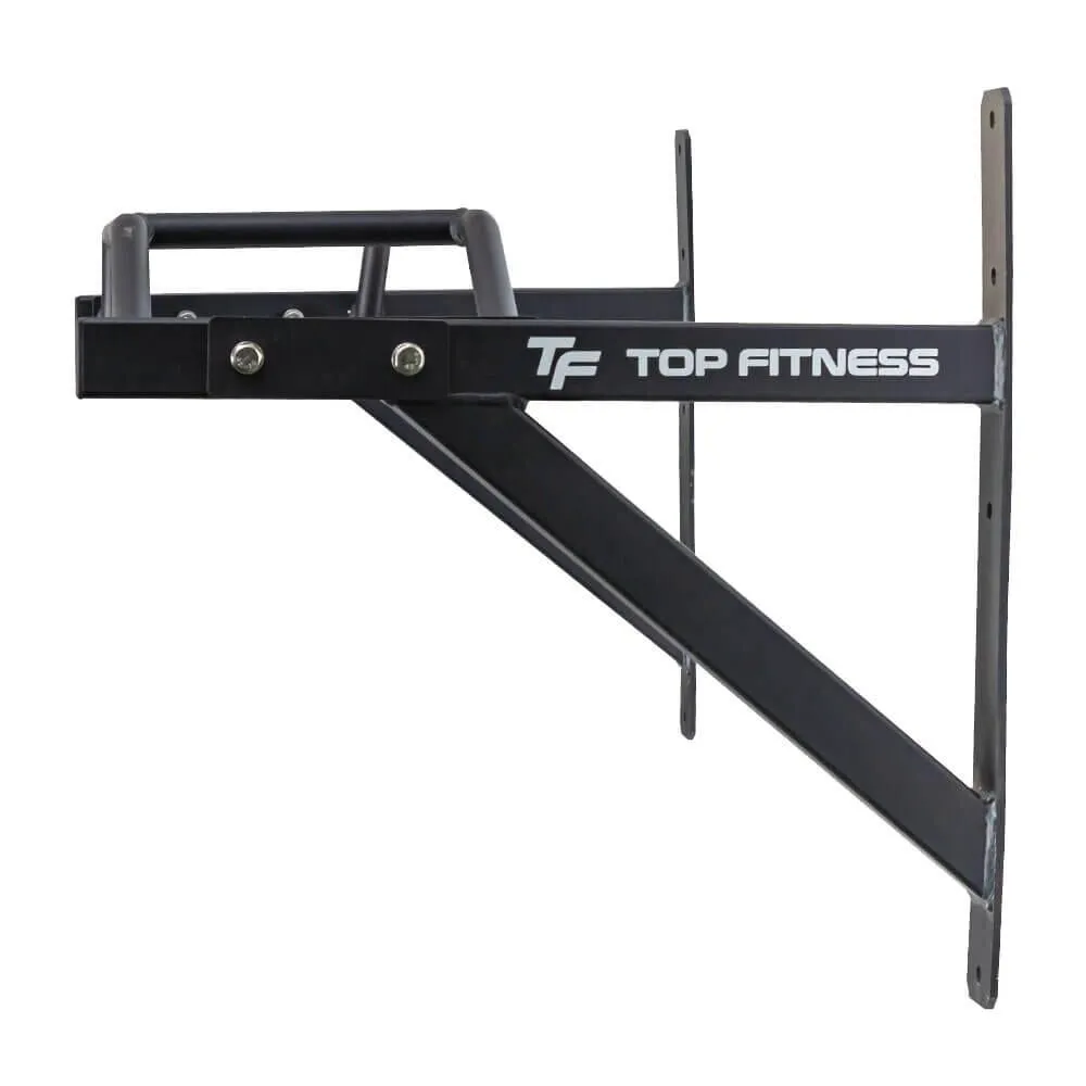 Top Fitness Wall Mounted Multi-Grip Pull Up Bar