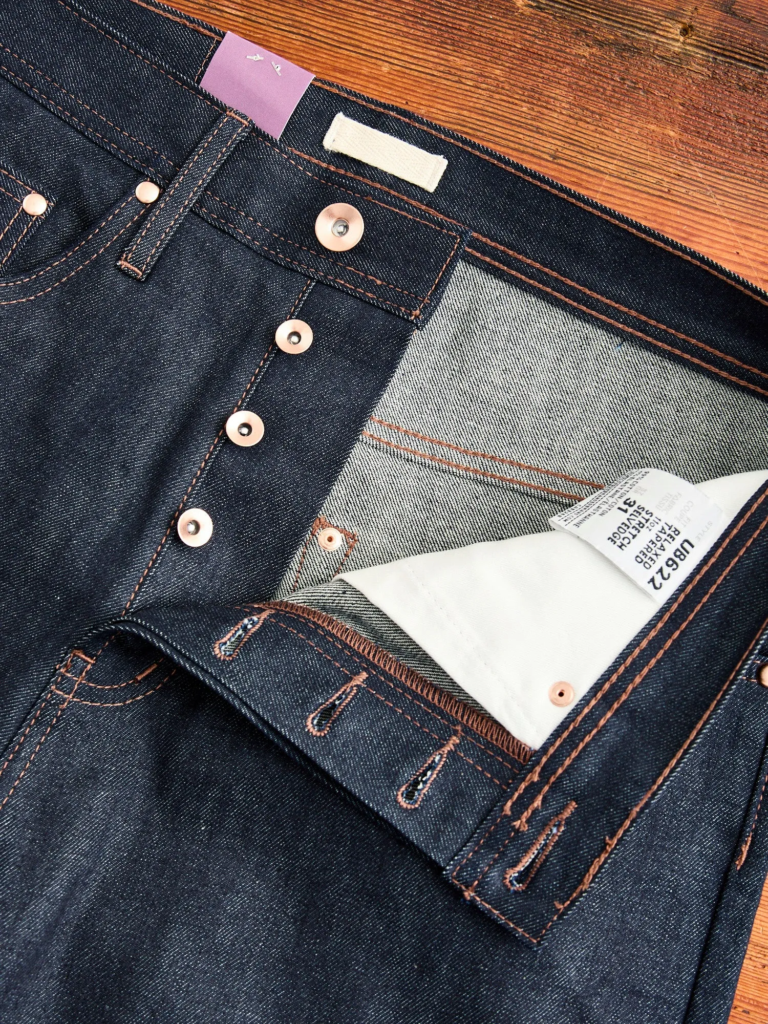 UB622 11oz Stretch Selvedge Denim  - Relaxed Tapered Fit