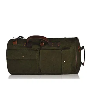 VINTAGE DUFFLE BAG - GREEN