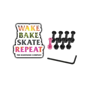 Wake Bake Repeat Hardware 1"