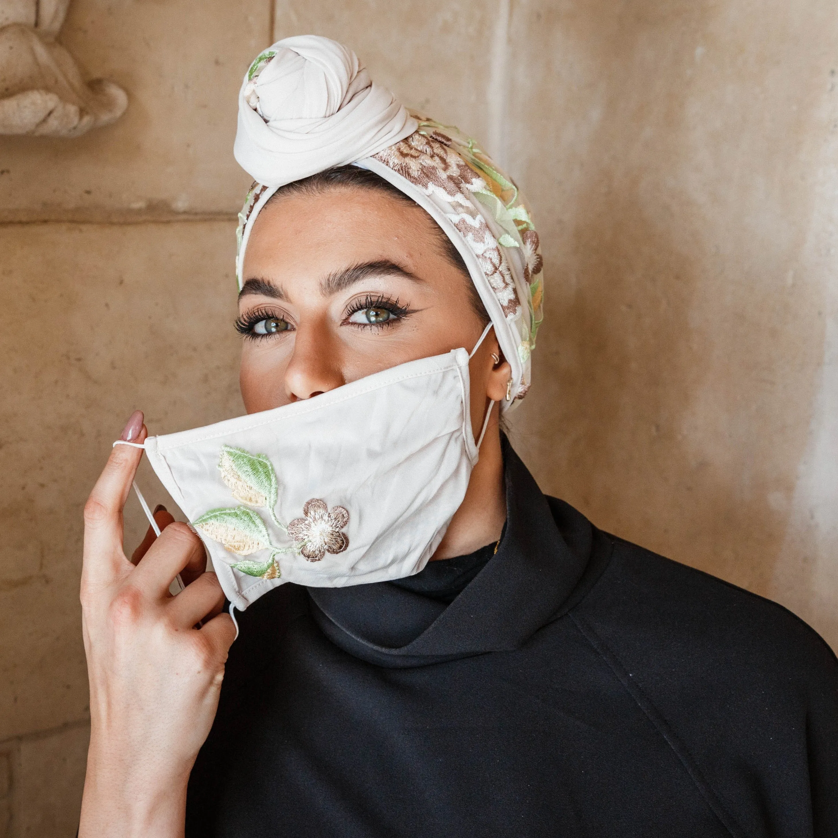 White Jasmine Turban