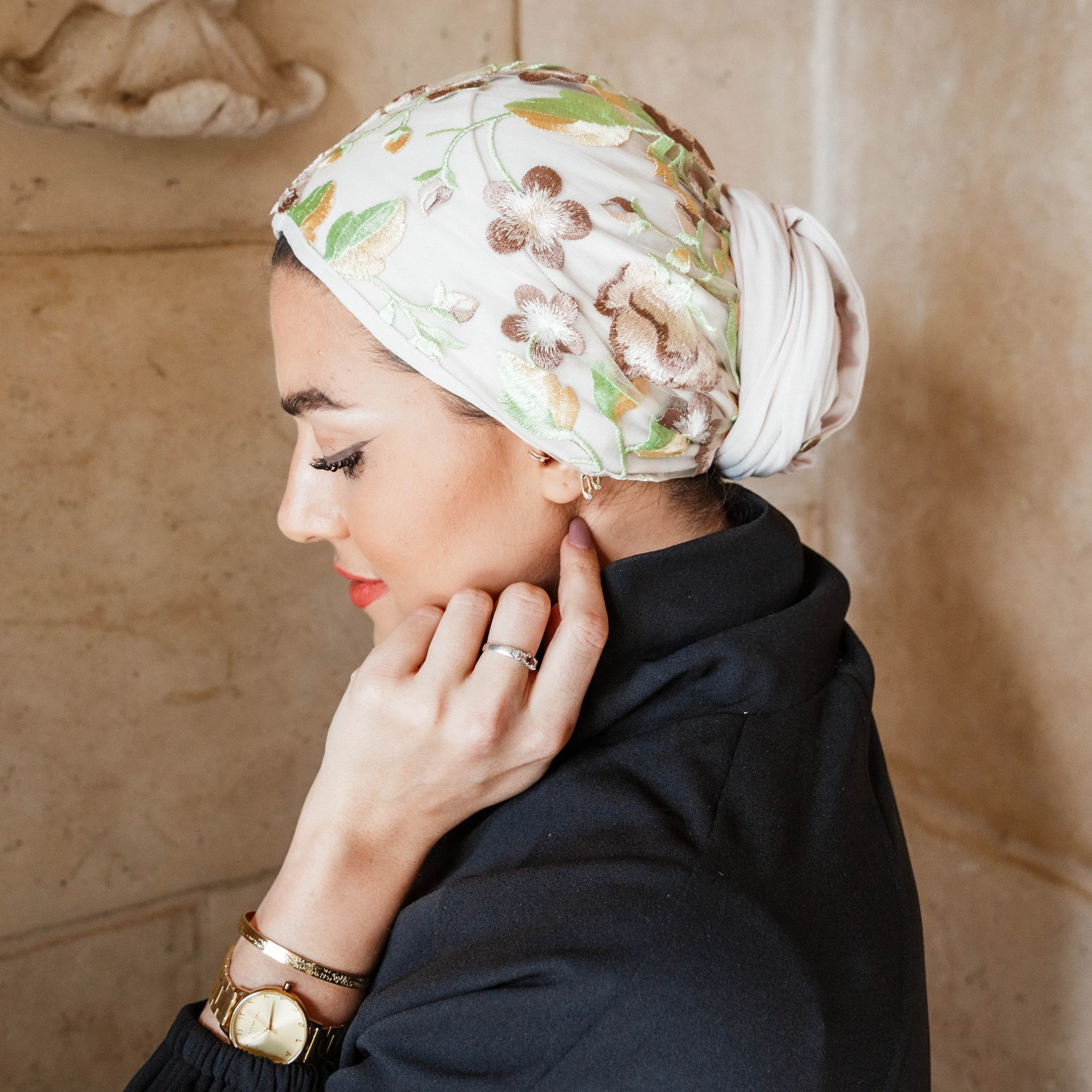 White Jasmine Turban