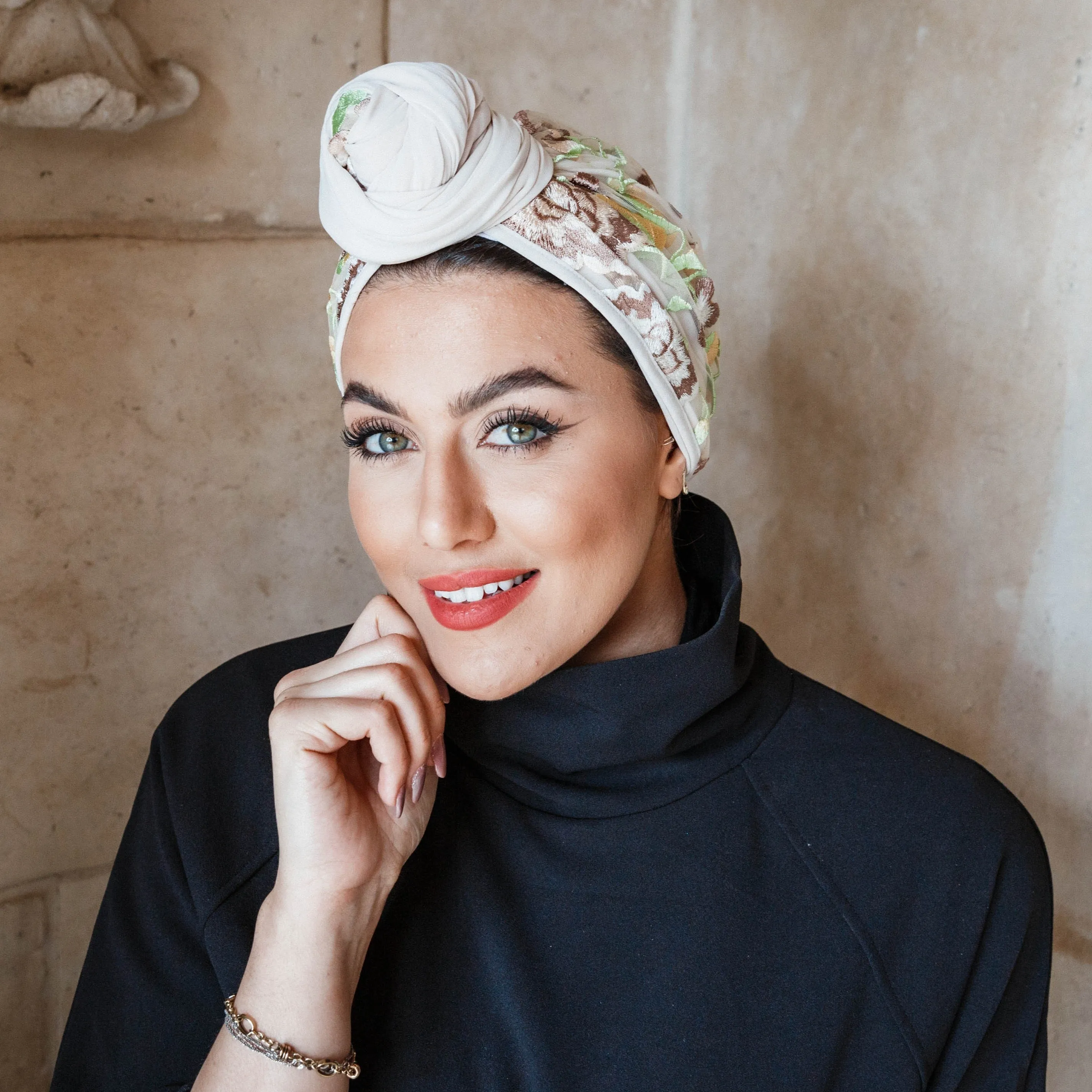 White Jasmine Turban